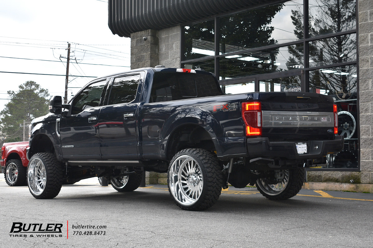Ford F350 with 26in American Force Sabre Wheels