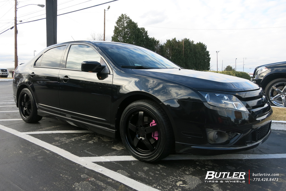 Ford Fusion with 18in TSW Rockingham Wheels