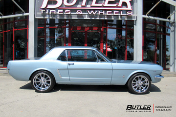 Ford Mustang with 18in US Mag Rambler  Michelin Pilot Sport AS4 Wheels