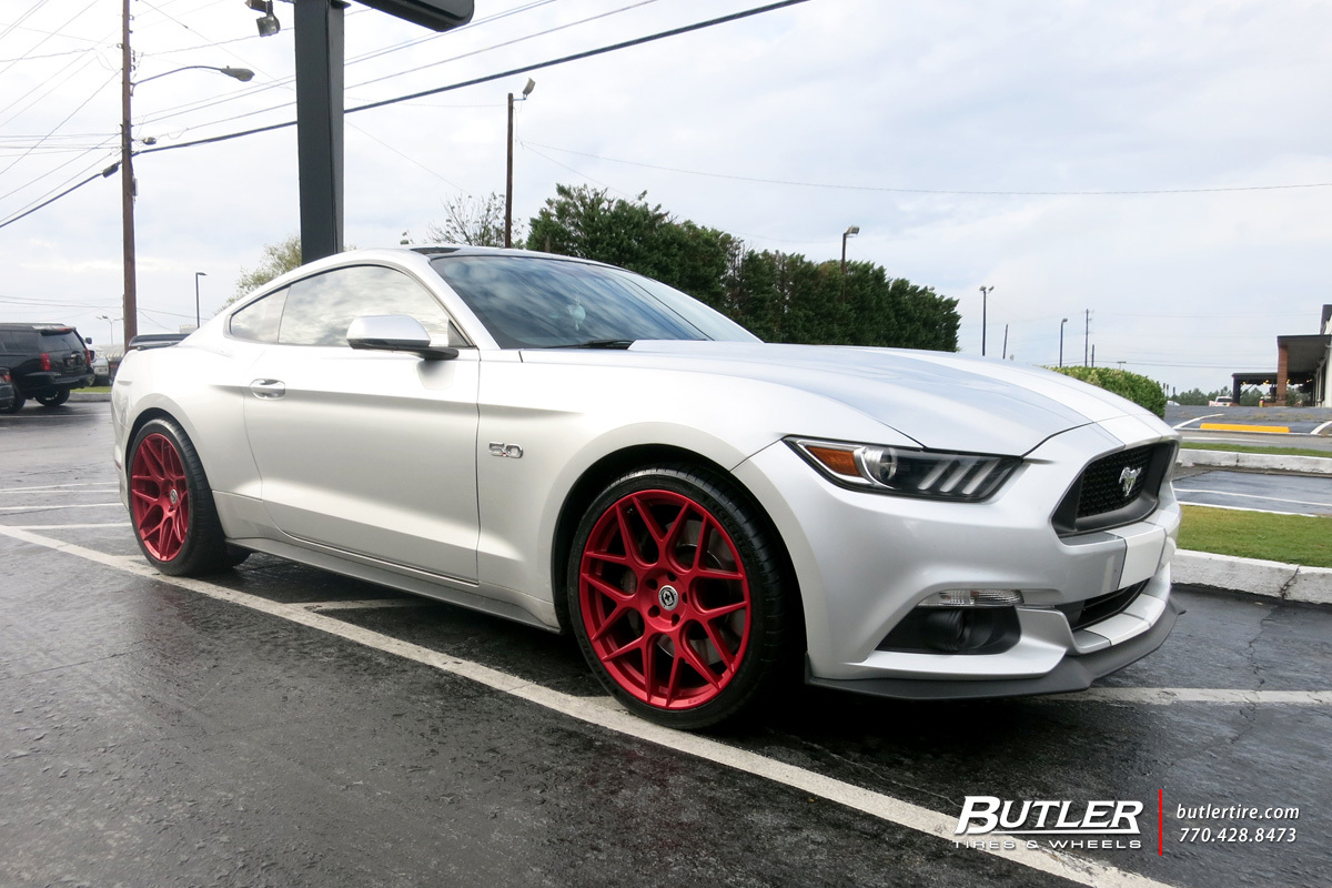 Ford Mustang with 20in HRE FF01 Wheels