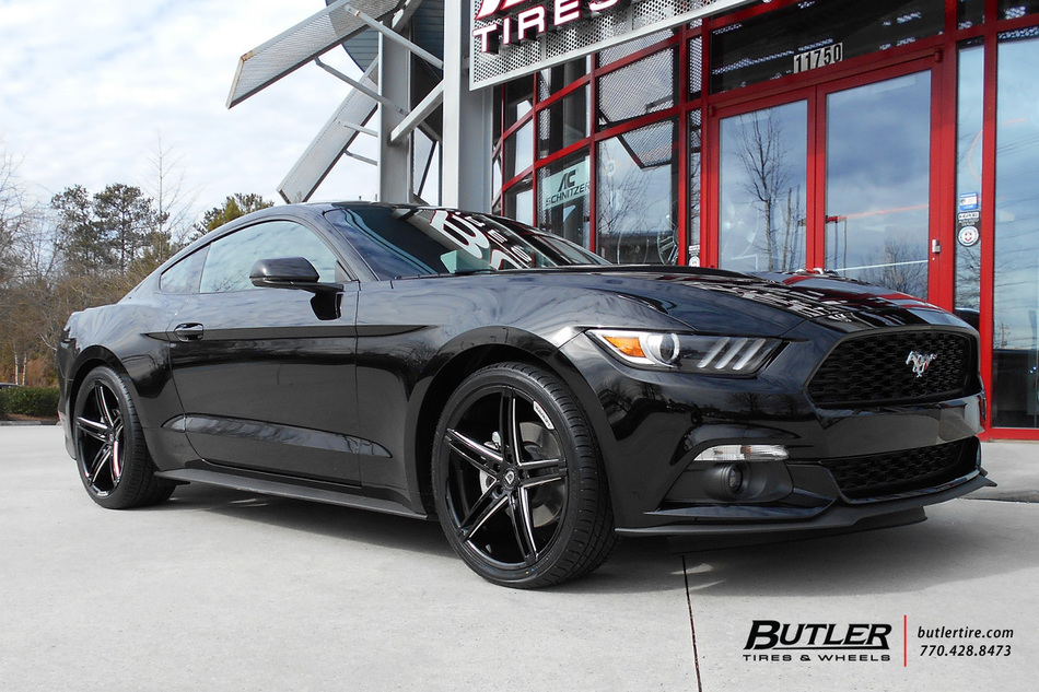 Ford Mustang with 20in Lexani R-Three Wheels exclusively from Butler ...