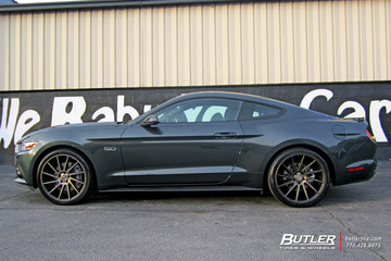 Ford Mustang with 20in Niche Surge Wheels