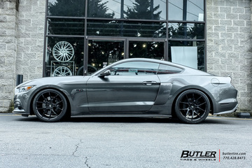 Ford Mustang with 20in Savini BM14 Wheels