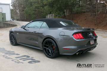 Ford Mustang with 20in TSW Tabac Wheels