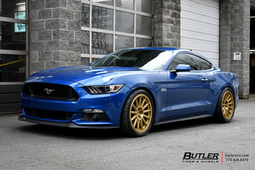 Ford Mustang with 20in Vossen GNS-3 Wheels