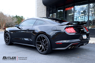 Ford Mustang with 21in Savini SV-F5 Wheels