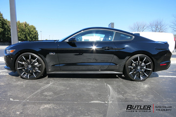 Ford Mustang with 22in Lexani CSS15 Wheels