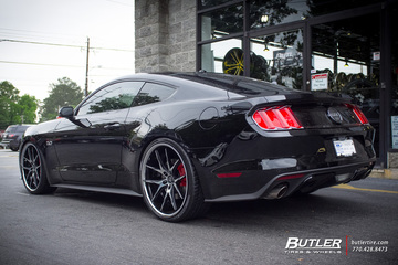 Ford Mustang with 22in Lexani R-Twelve Wheels