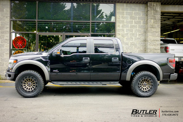 Ford Raptor with 20in Black Rhino Madness Wheels