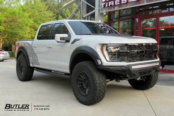 Ford Raptor with 20in Fuel Cycle 3in Lift and ADD Bumpers Nitto Ridge Grappler Wheels