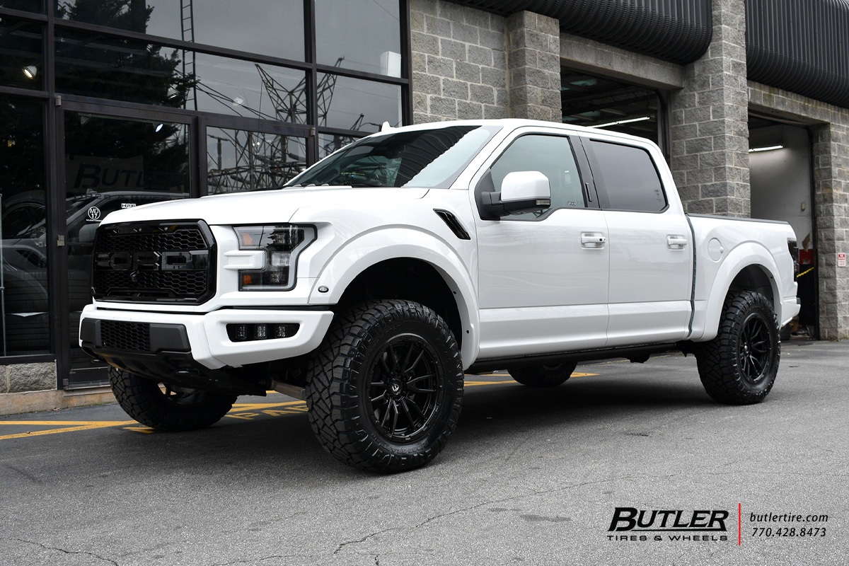 Ford Raptor with 20in Fuel Rebel Wheels exclusively from Butler Tires