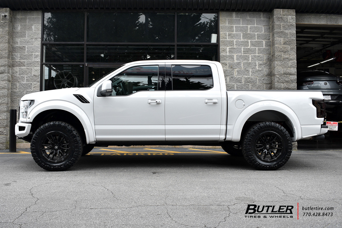 Ford Raptor with 20in Fuel Rebel Wheels