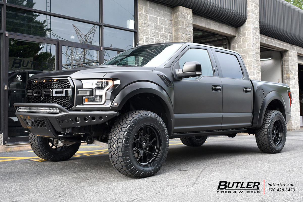 Ford Raptor with 20in Fuel Tech Wheels