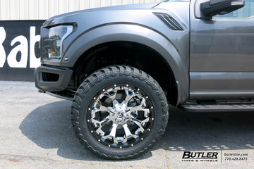 Ford Raptor with 22in Fuel Assault Wheels