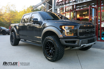 Ford Raptor with 22in Fuel Rebel 6 Wheels