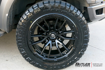 Ford Raptor with 22in Fuel Rebel 6 Wheels