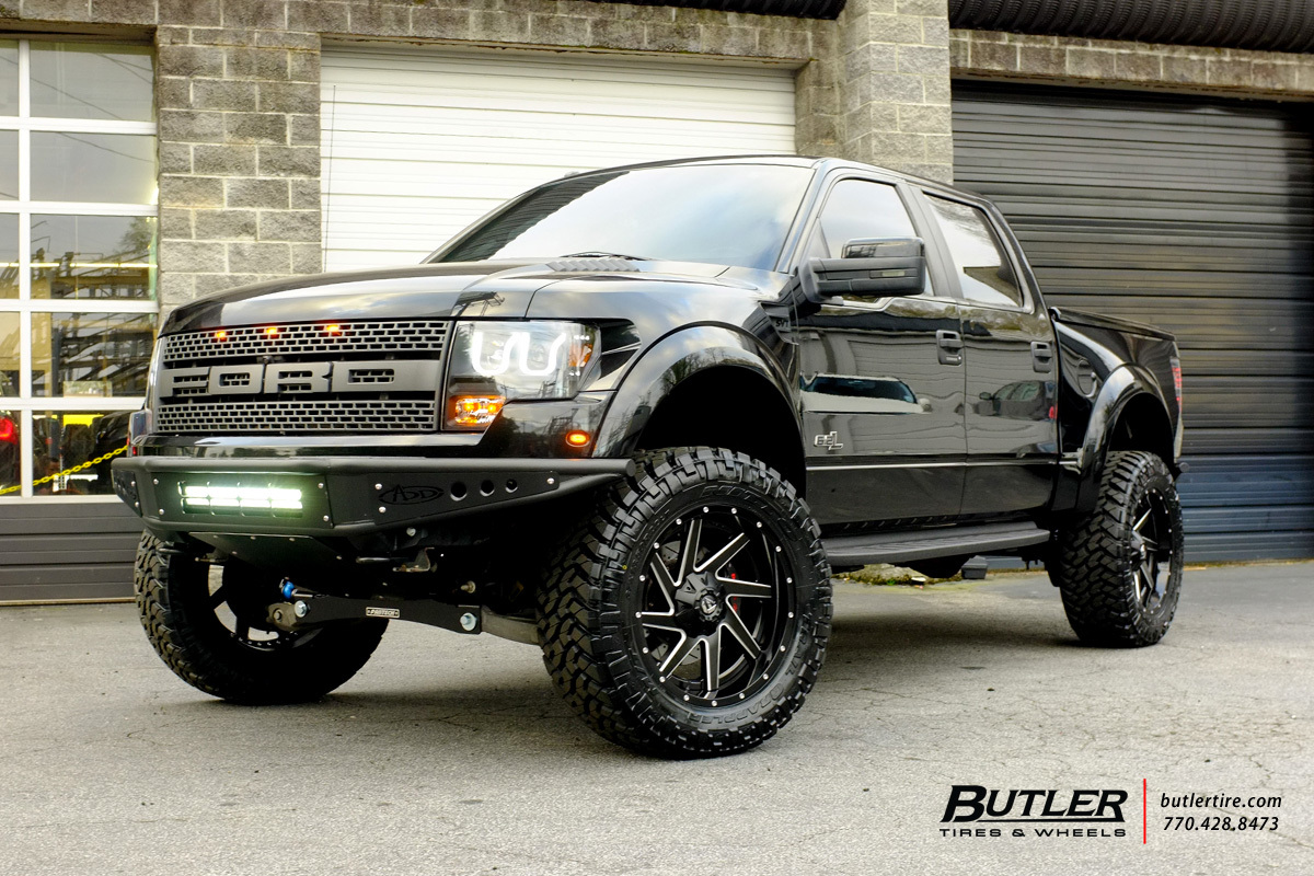 Ford Raptor with 22in Fuel Renegade Wheels