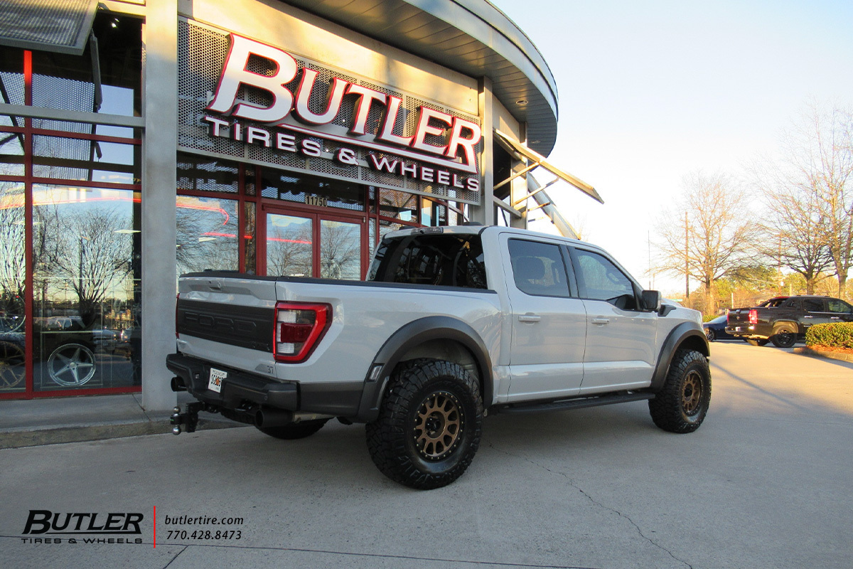 Ford Raptor with  18 in Method MR305 Wheels