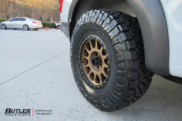 Ford Raptor with  18 in Method MR305 Wheels