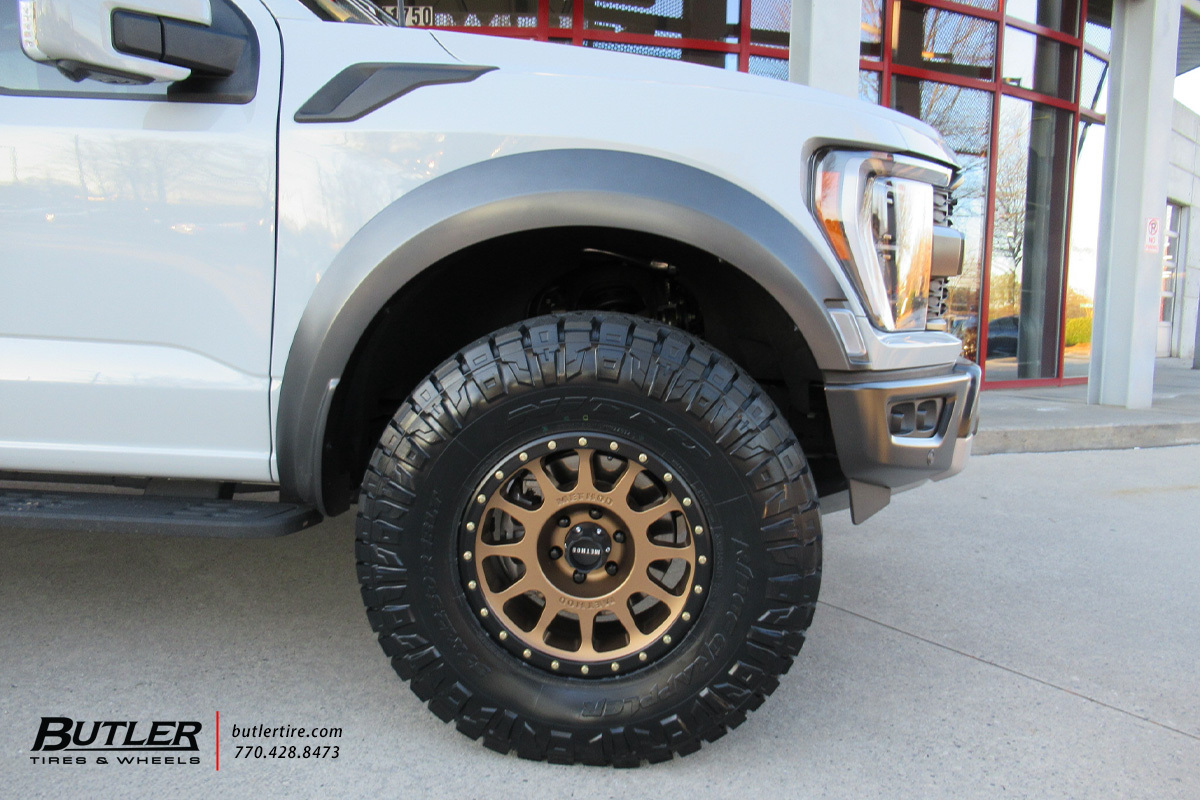 Ford Raptor with  18 in Method MR305 Wheels