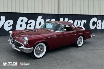 Ford Thunderbird with 15in Coker Wire Wheels