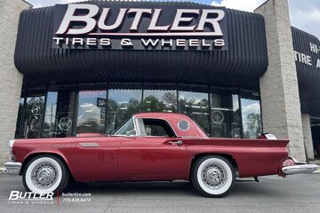 Ford Thunderbird with 15in Coker Wire Wheels