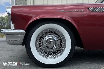 Ford Thunderbird with 15in Coker Wire Wheels