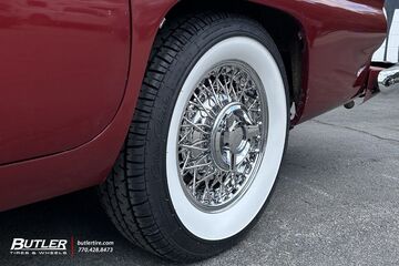Ford Thunderbird with 15in Coker Wire Wheels