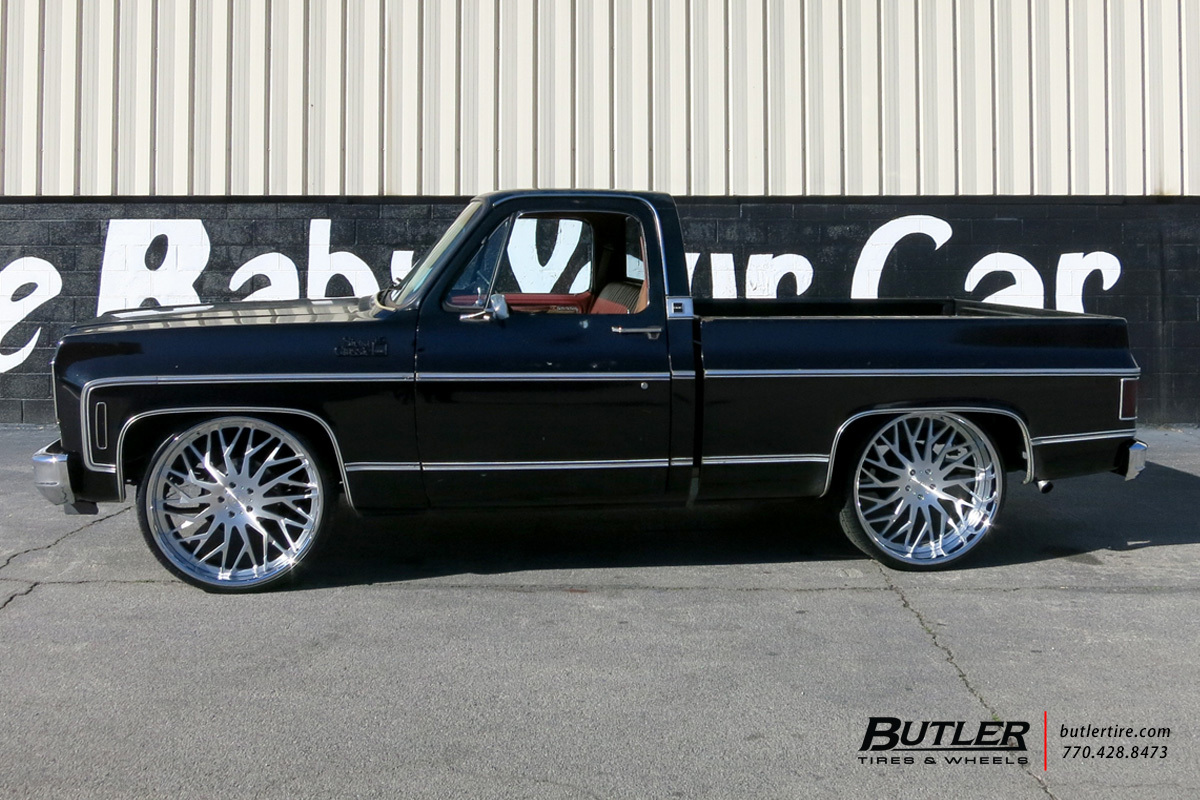 GMC C10 with 26in DUB Tryst Wheels