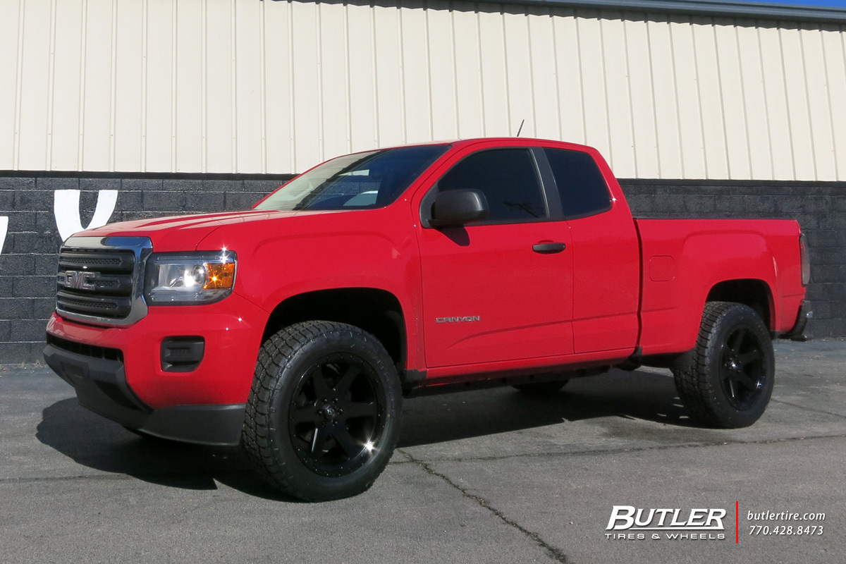 GMC Canyon with 20in Fuel Ripper Wheels