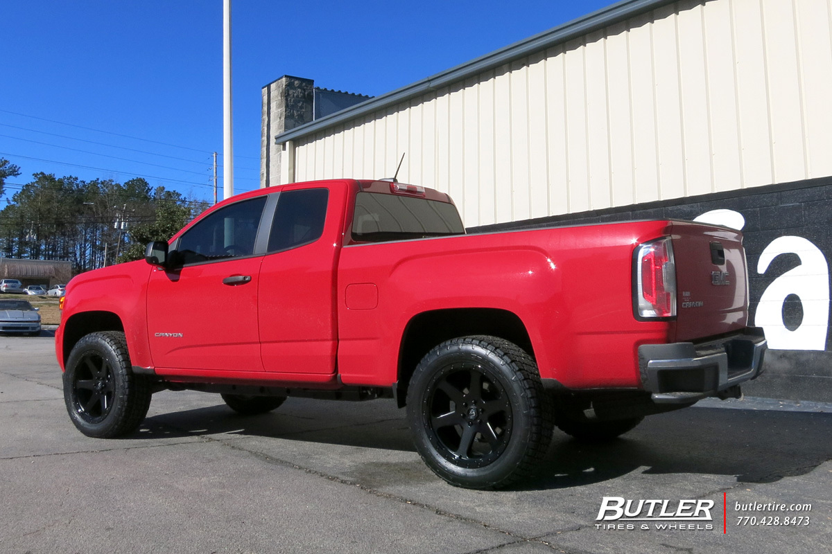 GMC Canyon with 20in Fuel Ripper Wheels