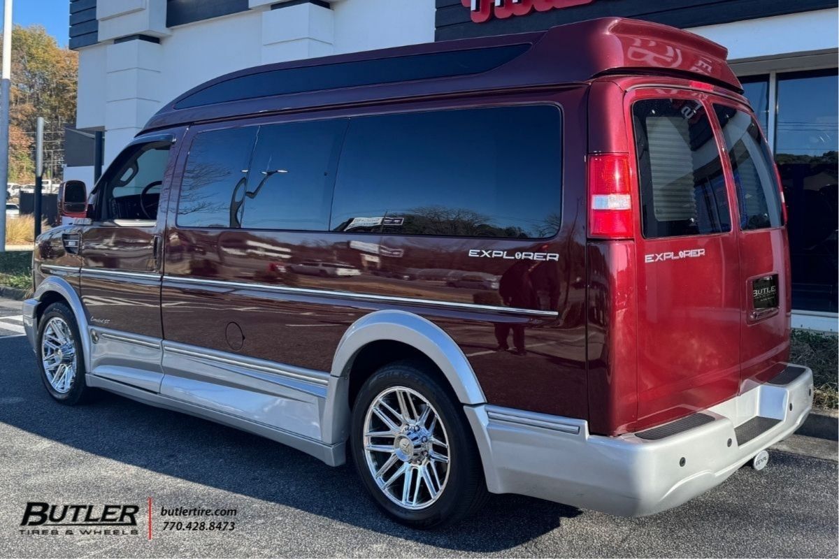 GMC Savanna with 20in Fittipaldi Wheels