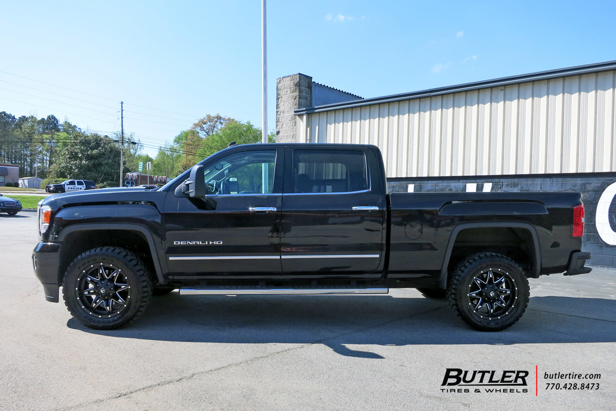 GMC Sierra with 20in Fuel Lethal Wheels