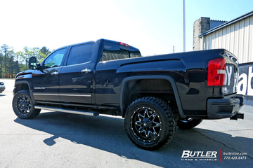 GMC Sierra with 20in Fuel Lethal Wheels