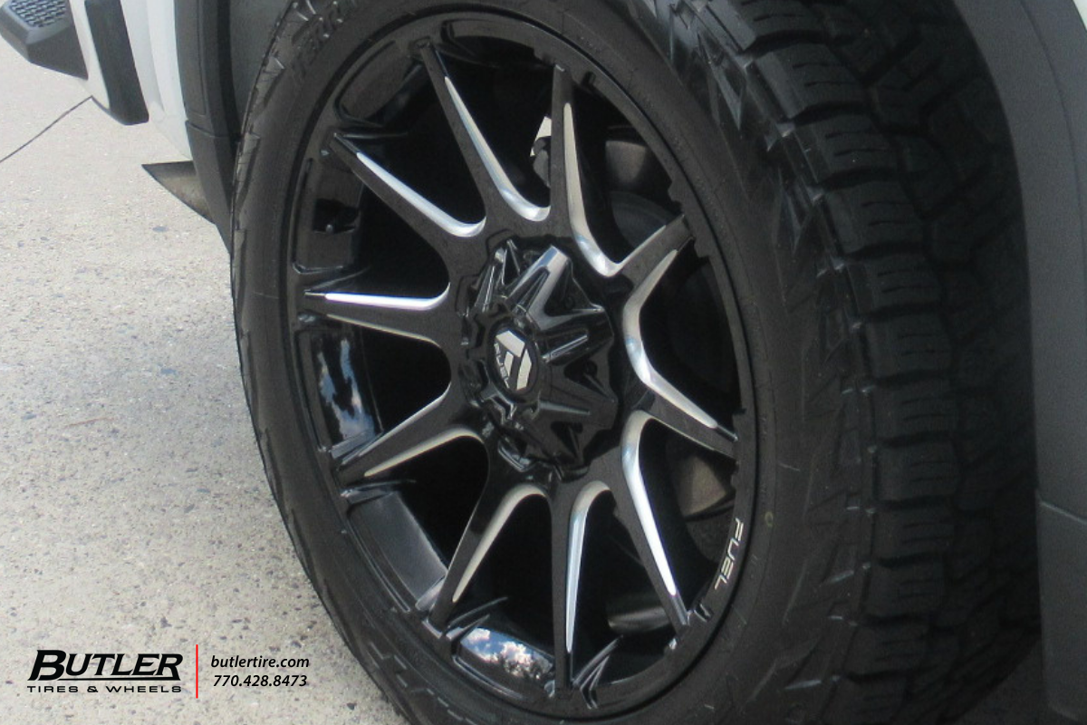 GMC Sierra with 22in Fuel Super C Wheels