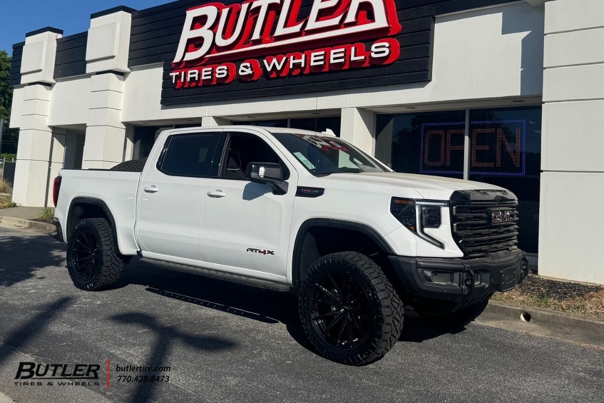 GMC Sierra with 22in Vossen HFX-2 Wheels