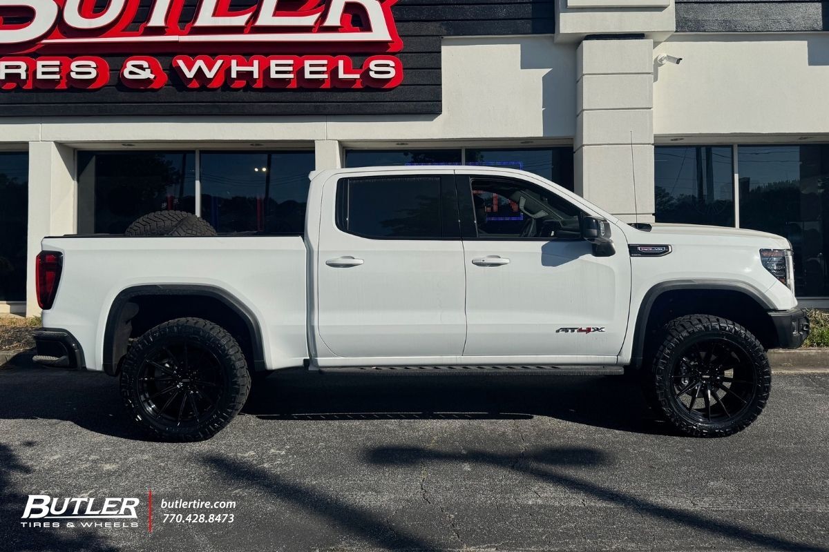 GMC Sierra with 22in Vossen HFX-2 Wheels