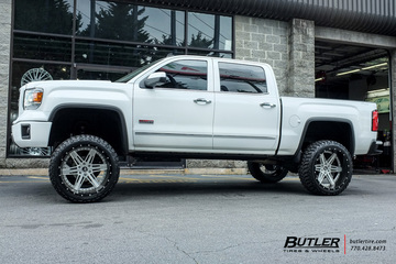 GMC Sierra with 24in Amani Forged Verato Wheels