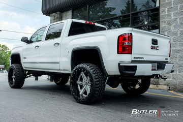 GMC Sierra with 24in Amani Forged Verato Wheels