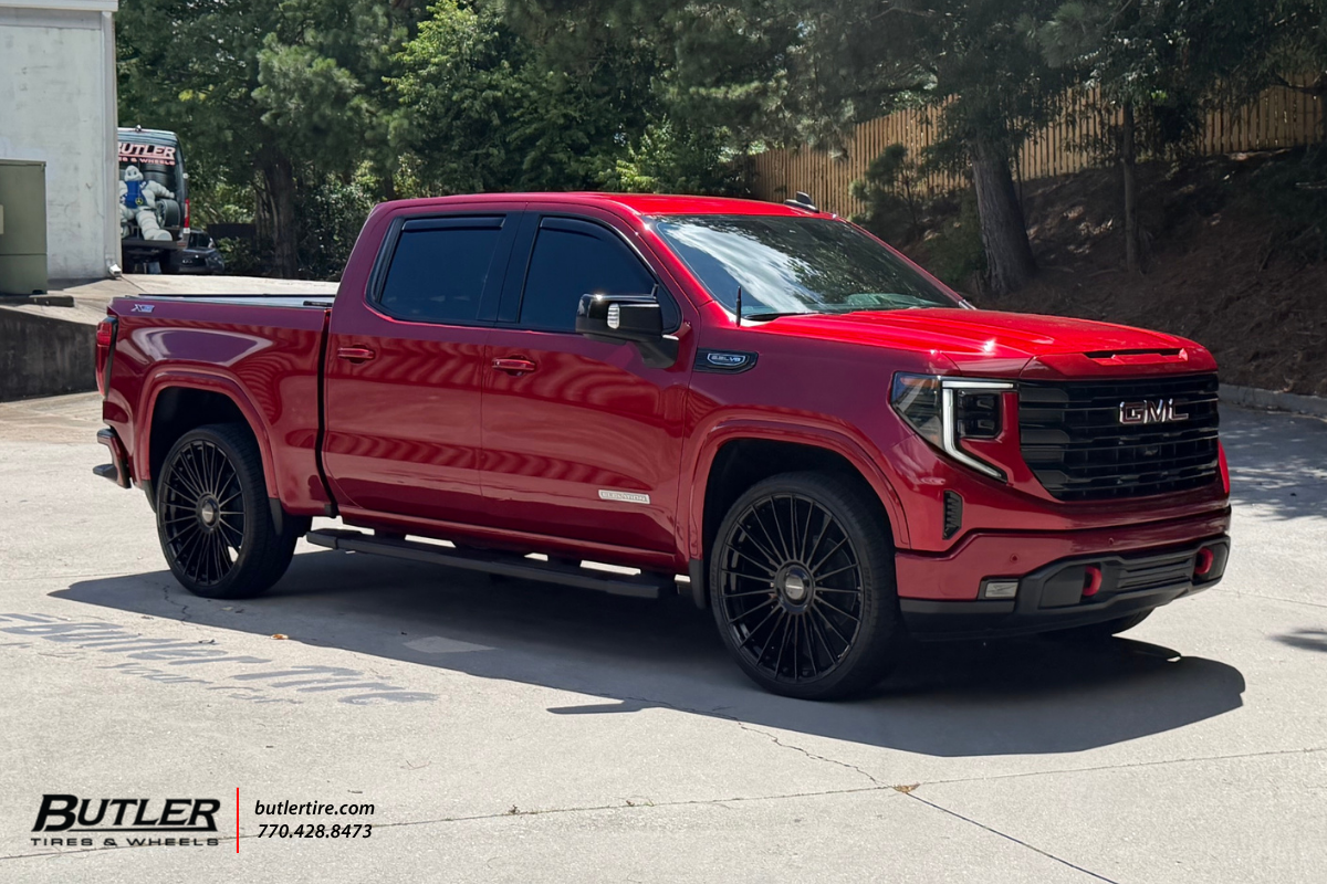 GMC Sierra with 26in Vossen HF8 Wheels