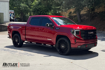 GMC Sierra with 26in Vossen HF8 Wheels