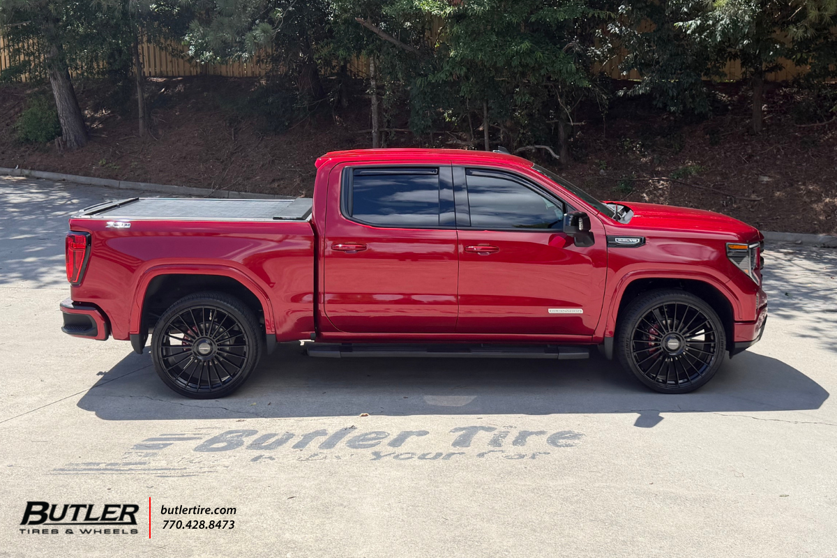 GMC Sierra with 26in Vossen HF8 Wheels