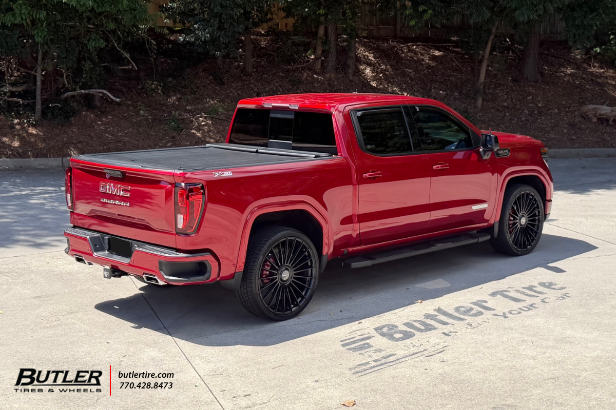 GMC Sierra with 26in Vossen HF8 Wheels