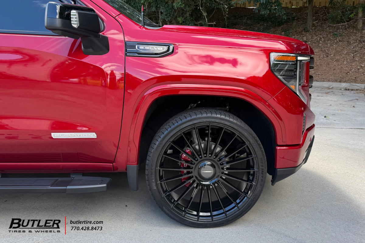 GMC Sierra with 26in Vossen HF8 Wheels