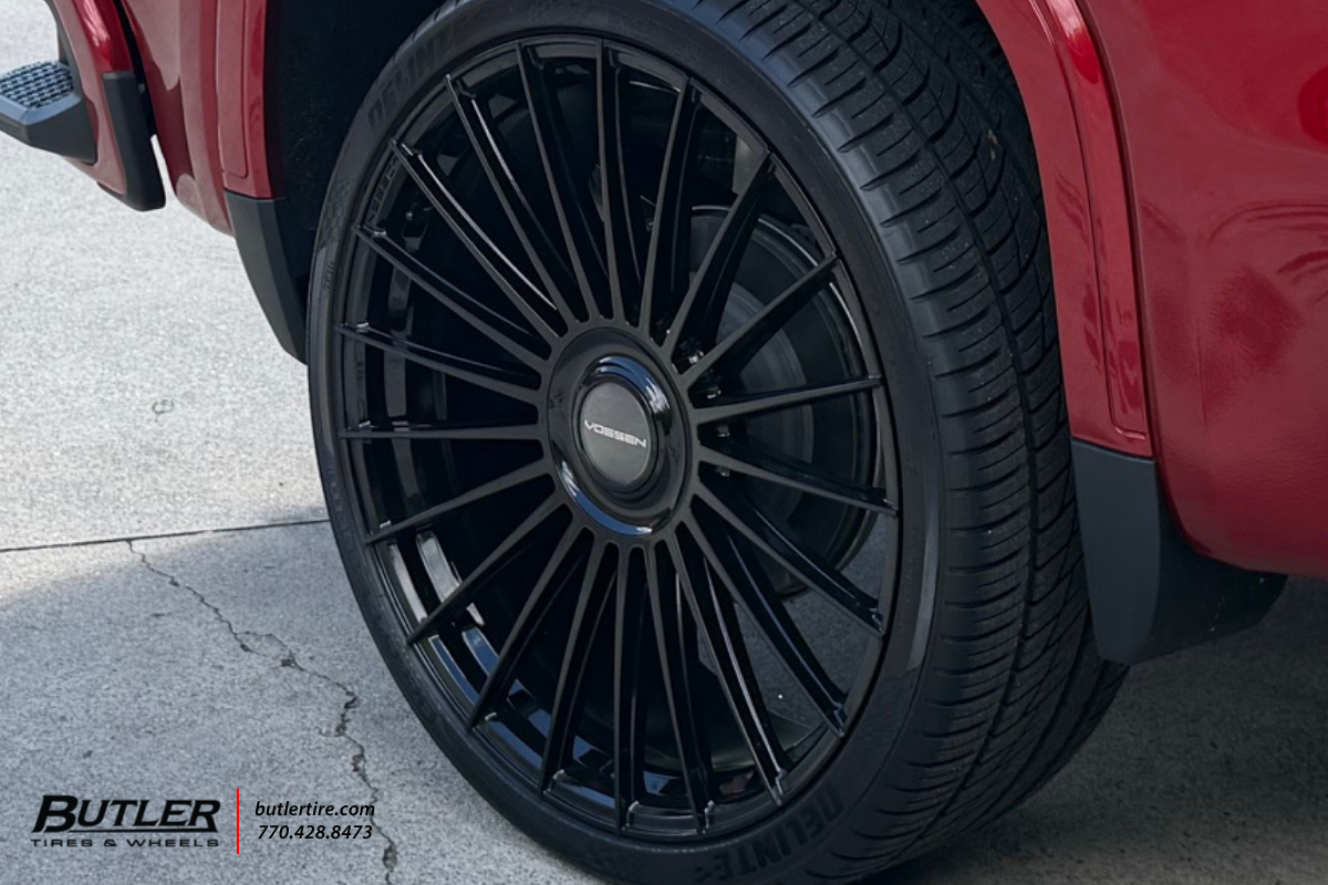 GMC Sierra with 26in Vossen HF8 Wheels