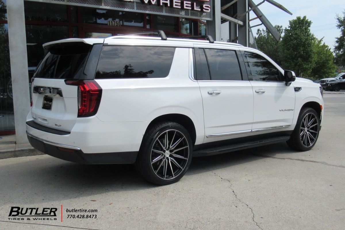 GMC Yukon XL with 24in Vossen HF61 Wheels