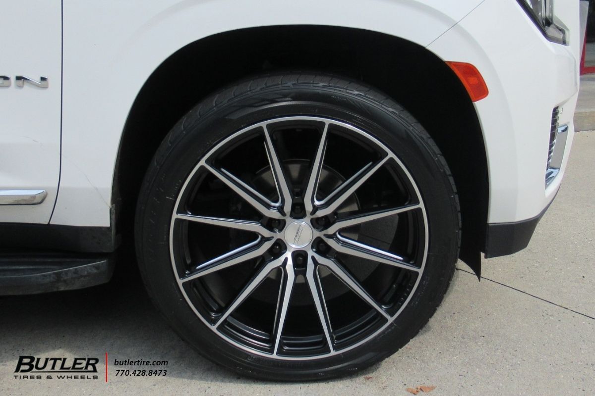 GMC Yukon XL with 24in Vossen HF61 Wheels