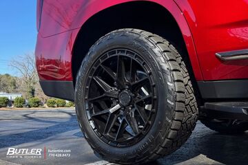 GMC Yukon with 22in Arena Battle Wheels