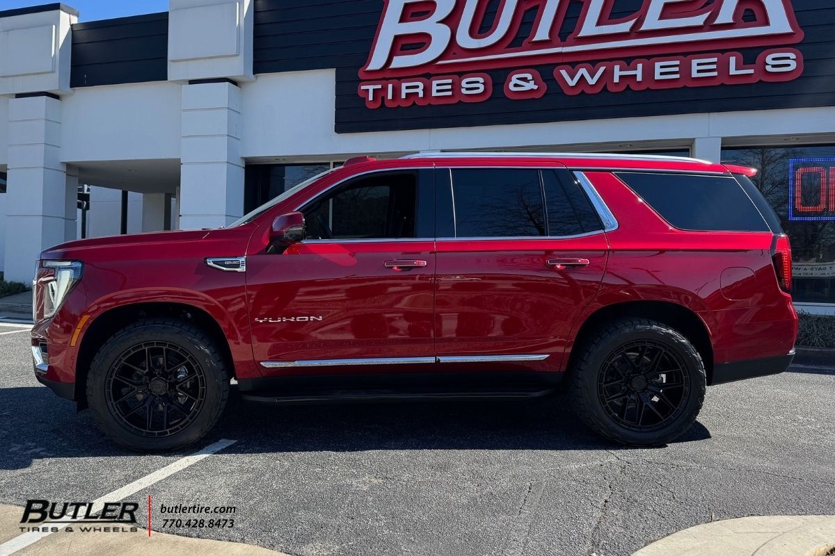 GMC Yukon with 22in Arena Battle Wheels