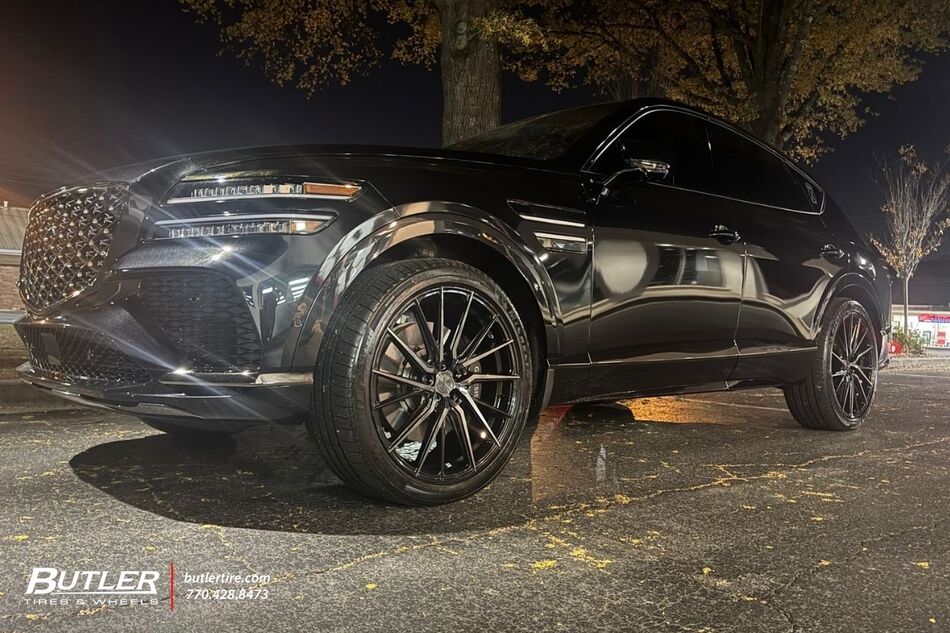 Genesis GV80 with 22in Vossen HF4T Wheels exclusively from Butler Tires ...